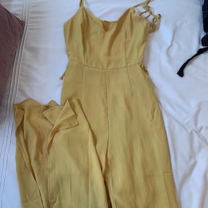 Yellow jumpsuit
